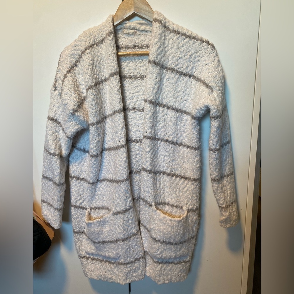 Altar'd State White and Gray Eyelash
Cardigan Sweater - Picture 2 of 3